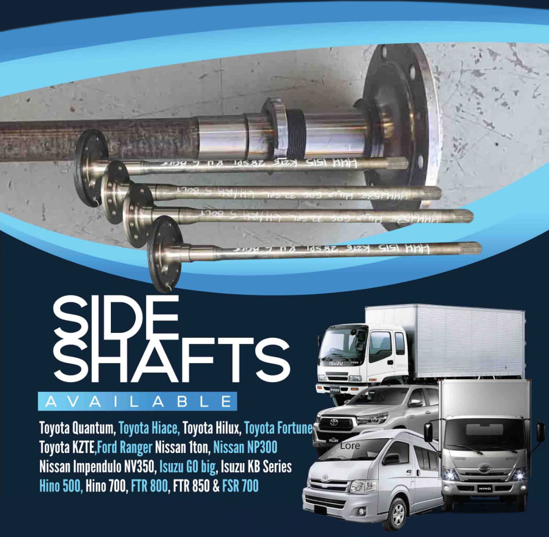 SIDE SHAFTS
